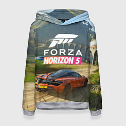 Толстовка-худи женская Forza Horizon 5, игра, цвет: 3D-меланж