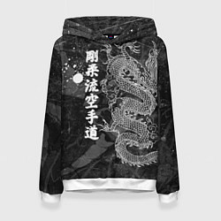 Женская толстовка Токийский Дракон Иероглифы Dragon Japan