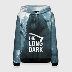 Толстовка-худи женская The Long Dark медведь, цвет: 3D-черный