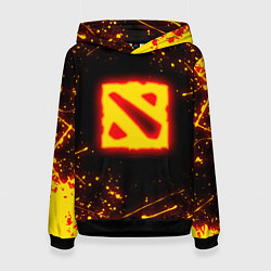 Женская толстовка DOTA 2 FIRE LOGO ДОТА 2 ОГНЕННЫЙ ЛОГО