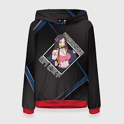 Женская толстовка Незуко Камадо Nezuko Kamado, Клинок, рассекающий д