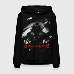 Толстовка-худи женская DISTURBED THE GUY ЛИЦО ДЕМОНА, цвет: 3D-черный