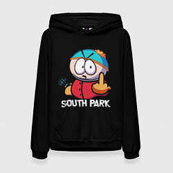 Толстовка-худи женская Южный парк Эрик South Park, цвет: 3D-черный