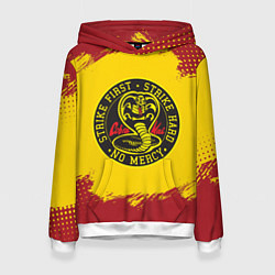 Толстовка-худи женская Cobra Kai Big Logo, цвет: 3D-белый