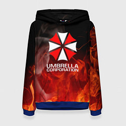 Женская толстовка Umbrella Corporation пламя