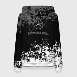 Женская толстовка Mercedes-Benz Брызги красок