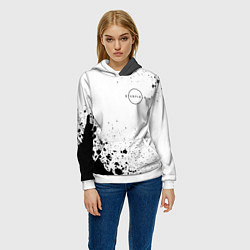 Толстовка-худи женская Старфилд краски, цвет: 3D-белый — фото 2