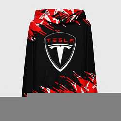 Женская толстовка Tesla - Logo Sport Auto