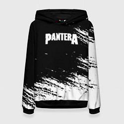 Толстовка-худи женская Pantera Logo, цвет: 3D-черный