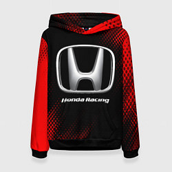 Толстовка-худи женская HONDA RACING Sport Style, цвет: 3D-черный