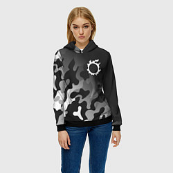 Толстовка-худи женская FINAL FANTASY XIV - METEOR, цвет: 3D-черный — фото 2