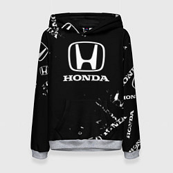 Толстовка-худи женская Honda CR-Z, цвет: 3D-меланж