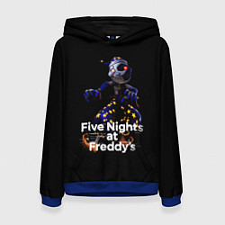 Толстовка-худи женская Five Nights at Freddys: Security Breach воспитател, цвет: 3D-синий
