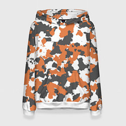 Женская толстовка Orange Camo