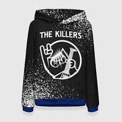 Толстовка-худи женская The Killers - КОТ - Краска, цвет: 3D-синий