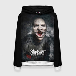 Толстовка-худи женская Slipknot - The Gray Chapter - Corey Taylor, цвет: 3D-белый