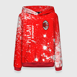 Толстовка-худи женская AC MILAN AC Milan Sport Арт, цвет: 3D-красный
