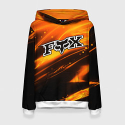 Толстовка-худи женская FOX RACING - ФОКС СИЯНИЕ, цвет: 3D-белый