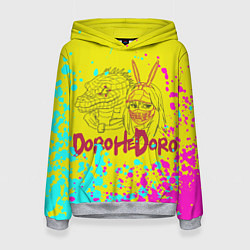 Толстовка-худи женская Никайдо и Кайман арт, цвет: 3D-меланж