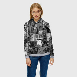 Толстовка-худи женская The last of us comix, цвет: 3D-меланж — фото 2