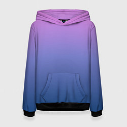 Женская толстовка PINK-BLUE GRADIENT ГРАДИЕНТ