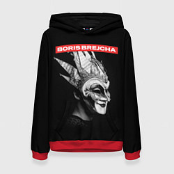 Толстовка-худи женская Boris Brejcha в маске, цвет: 3D-красный