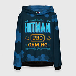 Толстовка-худи женская Игра Hitman: PRO Gaming, цвет: 3D-черный