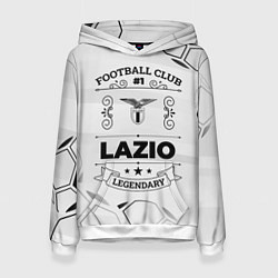 Толстовка-худи женская Lazio Football Club Number 1 Legendary, цвет: 3D-белый