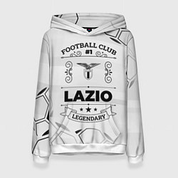 Толстовка-худи женская Lazio Football Club Number 1 Legendary, цвет: 3D-белый