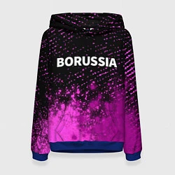 Толстовка-худи женская Borussia Pro Football, цвет: 3D-синий