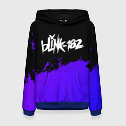 Женская толстовка Blink 182 Purple Grunge