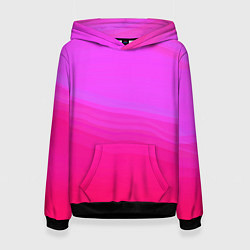 Женская толстовка Neon pink bright abstract background