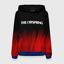 Толстовка-худи женская The Offspring Red Plasma, цвет: 3D-синий