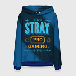Толстовка-худи женская Игра Stray: pro gaming, цвет: 3D-синий