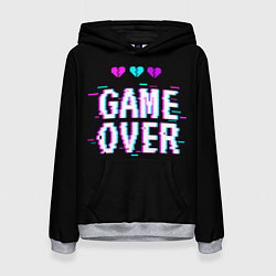 Женская толстовка Game Over Pixels