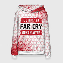 Толстовка-худи женская Far Cry: Best Player Ultimate, цвет: 3D-белый