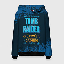 Толстовка-худи женская Игра Tomb Raider: pro gaming, цвет: 3D-черный