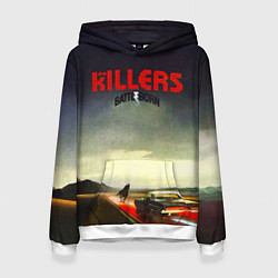 Толстовка-худи женская Battle Born - The Killers, цвет: 3D-белый