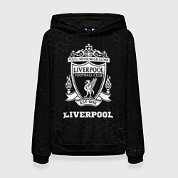 Женская толстовка Liverpool sport на темном фоне