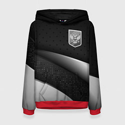 Женская толстовка Russia - black & white