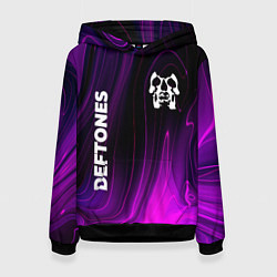 Женская толстовка Deftones violet plasma