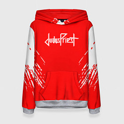 Толстовка-худи женская Judas Priest хэви метал, цвет: 3D-меланж