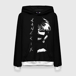 Толстовка-худи женская Tokyo Ghoul Kaneki Ken - anime, цвет: 3D-белый