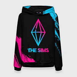 Женская толстовка The Sims - neon gradient