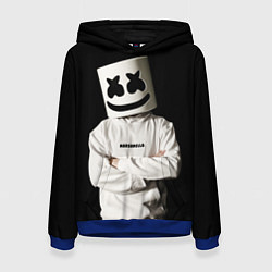 Женская толстовка Marshmello на чёрном фоне