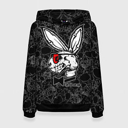 Женская толстовка Playboy Skull - Rabbit 2023