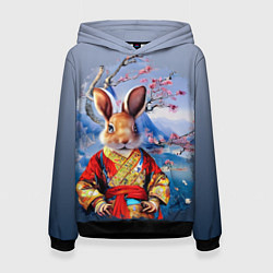 Женская толстовка Кролик в китайском халате