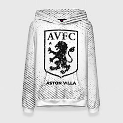 Женская толстовка Aston Villa с потертостями на светлом фоне