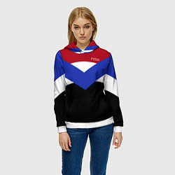 Толстовка-худи женская FIRM как из 90х, цвет: 3D-белый — фото 2