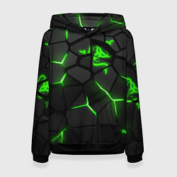 Женская толстовка Razer green neon